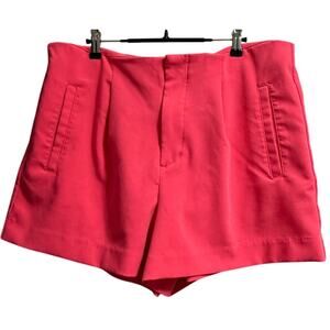 A New Day Stretch Bright Pink Chino Shorts - Size 14